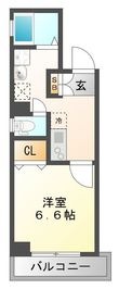 ラ・ヴィ江坂イーストの間取図