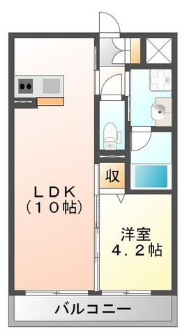 拡大写真:エルパシオン吹田泉町 101の間取り