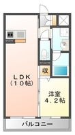 エルパシオン吹田泉町の間取図