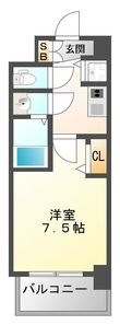 吹田市江の木町の間取図