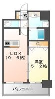 吹田市江の木町の間取図