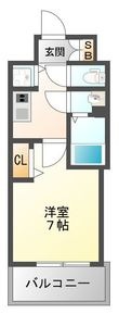 吹田市江の木町の間取図
