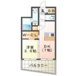 セレニテ江坂ルフレの間取図