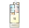 セレニテ江坂ルフレの間取図