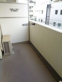 東向きバルコニー