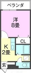 写真：アキラマンション1階の間取図