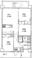 那覇市天久2丁目の間取図