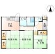 福富借家の間取図