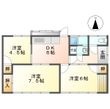 岸野借家の間取図