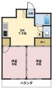 グレスコート佐賀壱番館の間取図
