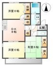 コーポユアーナＡ棟の間取図