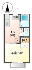 八戸溝ハイツの間取図