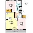 ラ・カーサミーアB棟の間取図