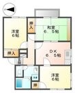 ハビテーション若宮 B棟の間取図