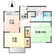 林コーポB棟の間取図
