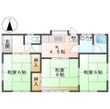 平原借家Ⅰ（北中号）の間取図