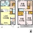 Laviebelle B棟の間取図