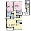 フラン・プロムナードBの間取図