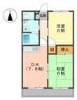 盛岡市前九年2丁目の間取図