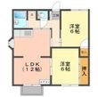 盛岡市三本柳3地割の間取図