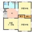 盛岡市北天昌寺町の間取図