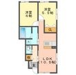 盛岡市永井25地割の間取図