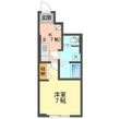 盛岡市大沢川原３丁目の間取図