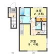 盛岡市三本柳12地割の間取図