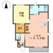 盛岡市黒石野１丁目の間取図