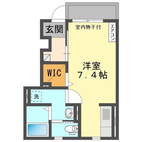 拡大写真:盛岡市永井25地割 1階102の間取り