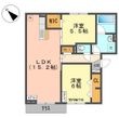 盛岡市茶畑1丁目の間取図