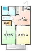 ヴィレッジ高島 Aの間取図