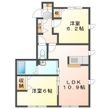 アルトーレカーサ Aの間取図