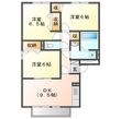 写真：セジュール今　Ｃ3階の間取図