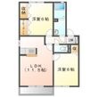 写真：メルベーユコート　Ｂ2階の間取図