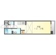アルファレガロ岡山駅前の間取図