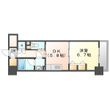 アルファレガロ西古松の間取図