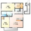 リッツハウスさくら Bの間取図