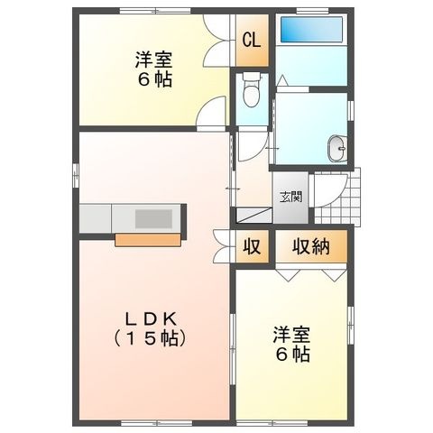 拡大写真:中山邸 1階Bの間取り