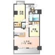 リッチ・クレールマンションの間取図