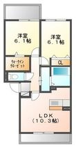 ポルト白石 Aの間取図
