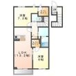 ボヌール Ⅱの間取図