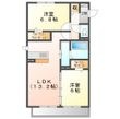 ルピナス高屋の間取図