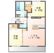 プレジオあくら Cの間取図