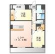 グランスクエア岡山駅西の間取図