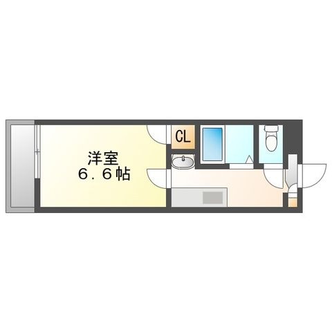 拡大写真:assicurato西川原 1階1の間取り