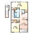 光テラス Ⅱの間取図