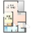 岡山市中区平井の間取図