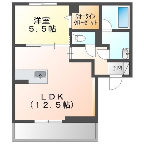 拡大写真:ノルディア野田 2階03の間取り