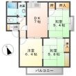 サントークTANABE A棟の間取図